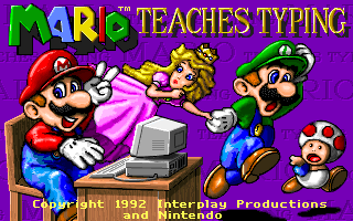 Mario Teaches Typing
